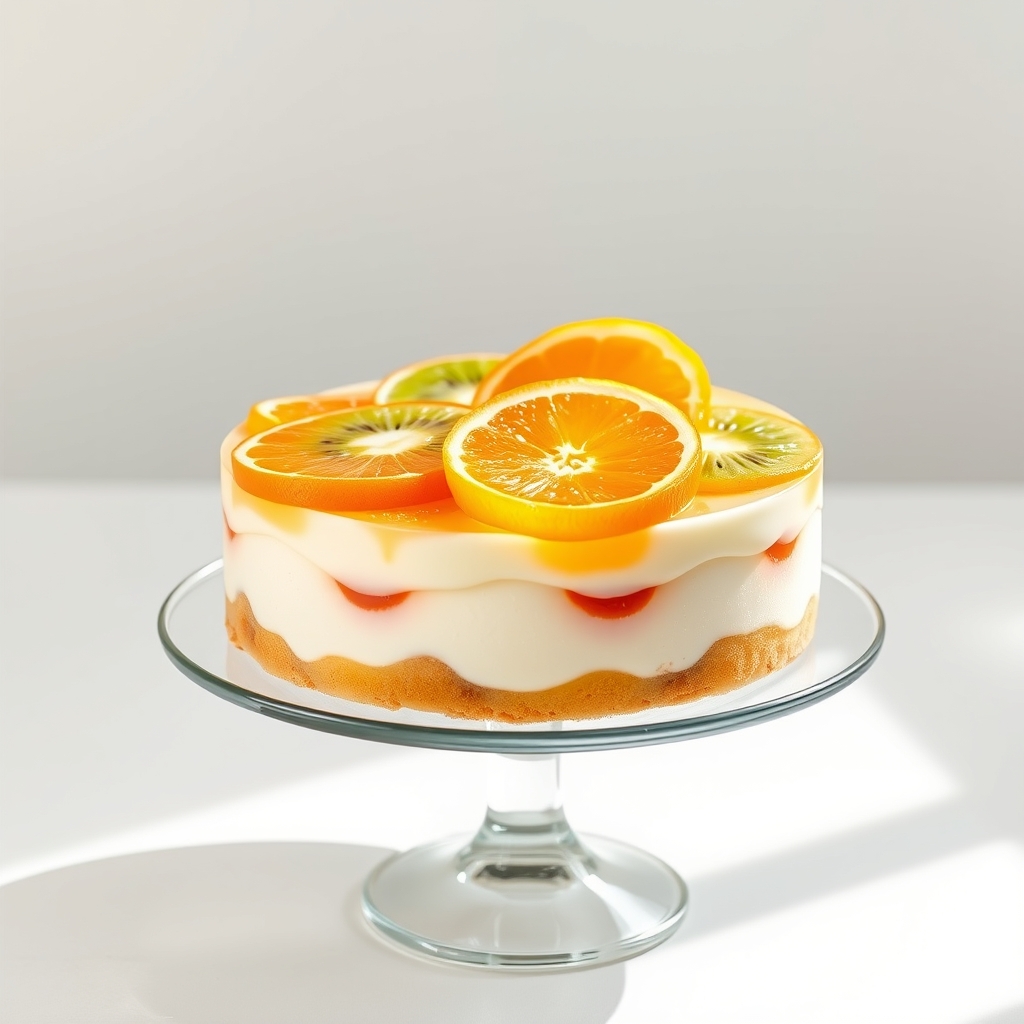Voćna torta sa pomorandžom i kivijem
