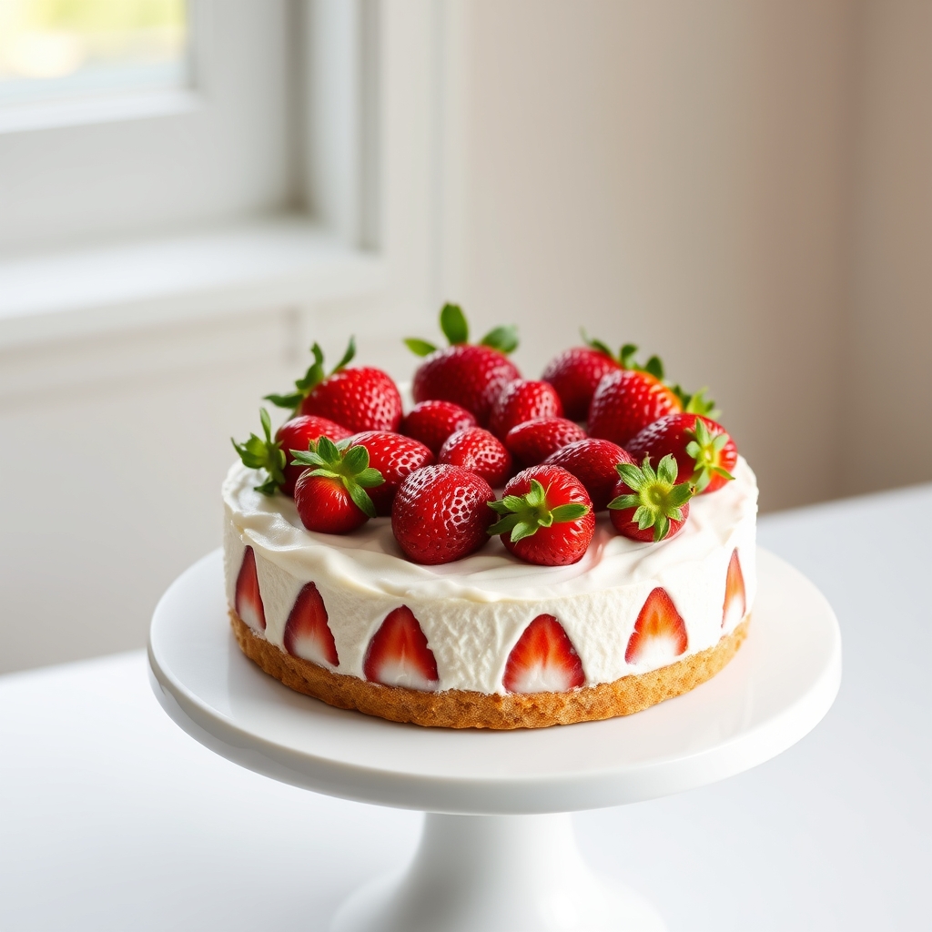 Torta sa jagodama u krug